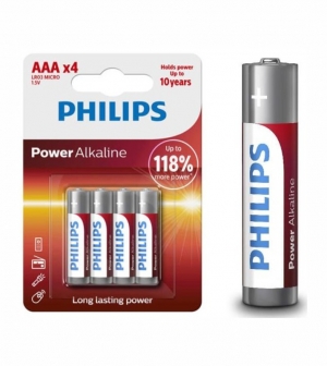 PHILIPS POWER ALK 3A-P4 LR03P4B/05 37764 ΜΠΑΤΑΡΙΕΣ