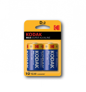 KODAK MAX Super Alkaline Batteries D