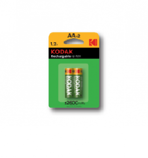 KODAK Rechargeable NI-MH Batteries AA