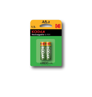 KODAK Rechargeable NI-MH Batteries AA